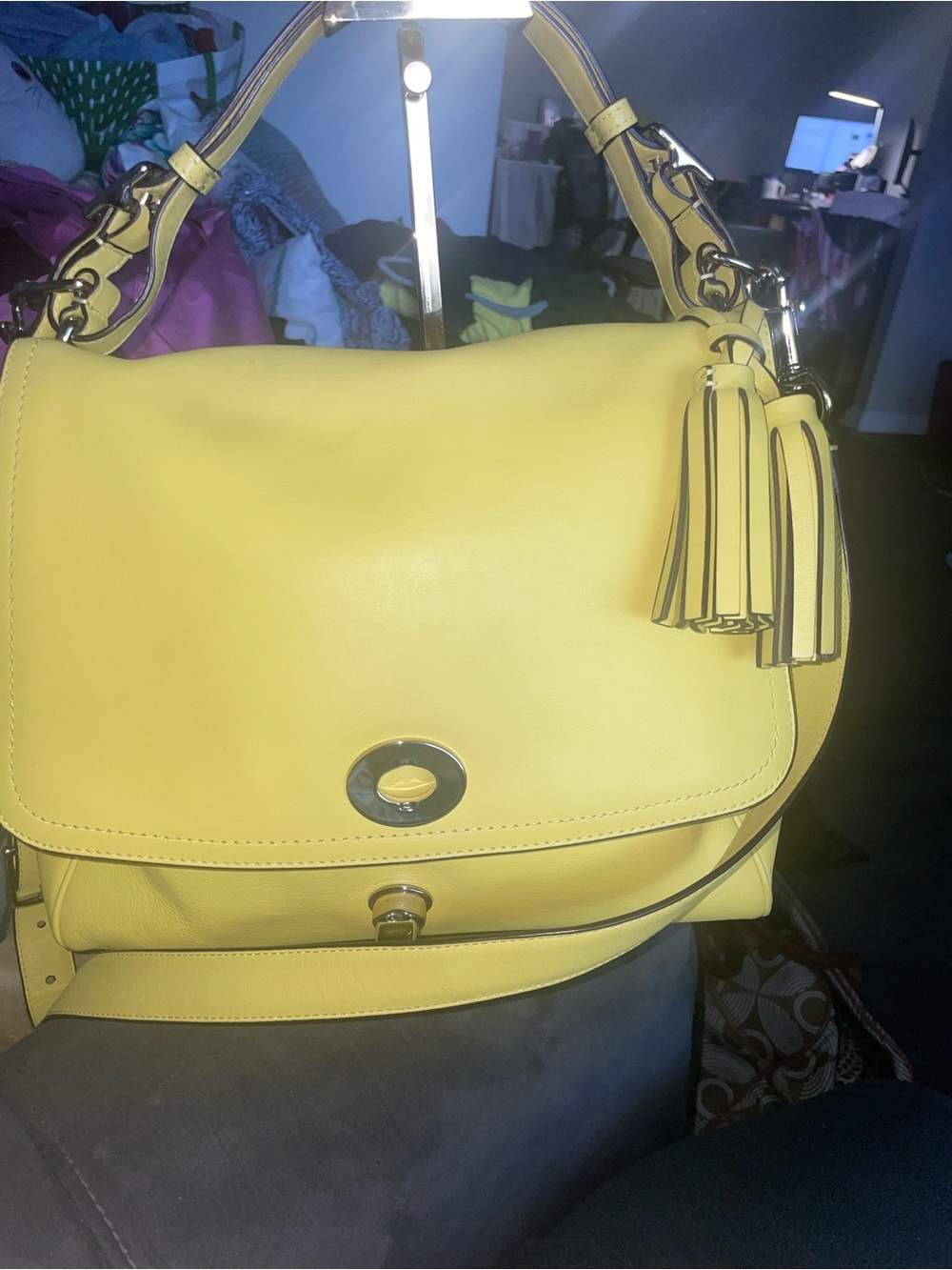 Coach Legacy Glove Tanned Leather Crossbody - Picture 12 of 16